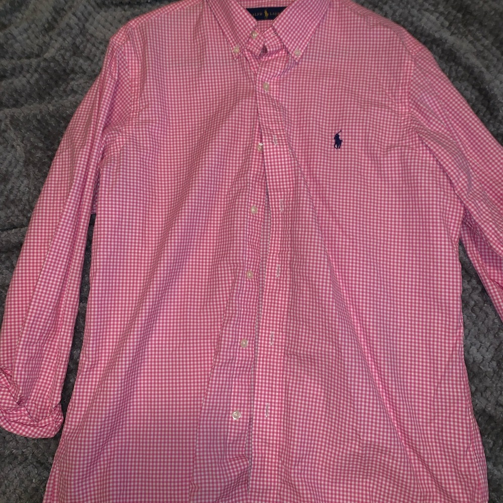 Men’s polo dress shirt